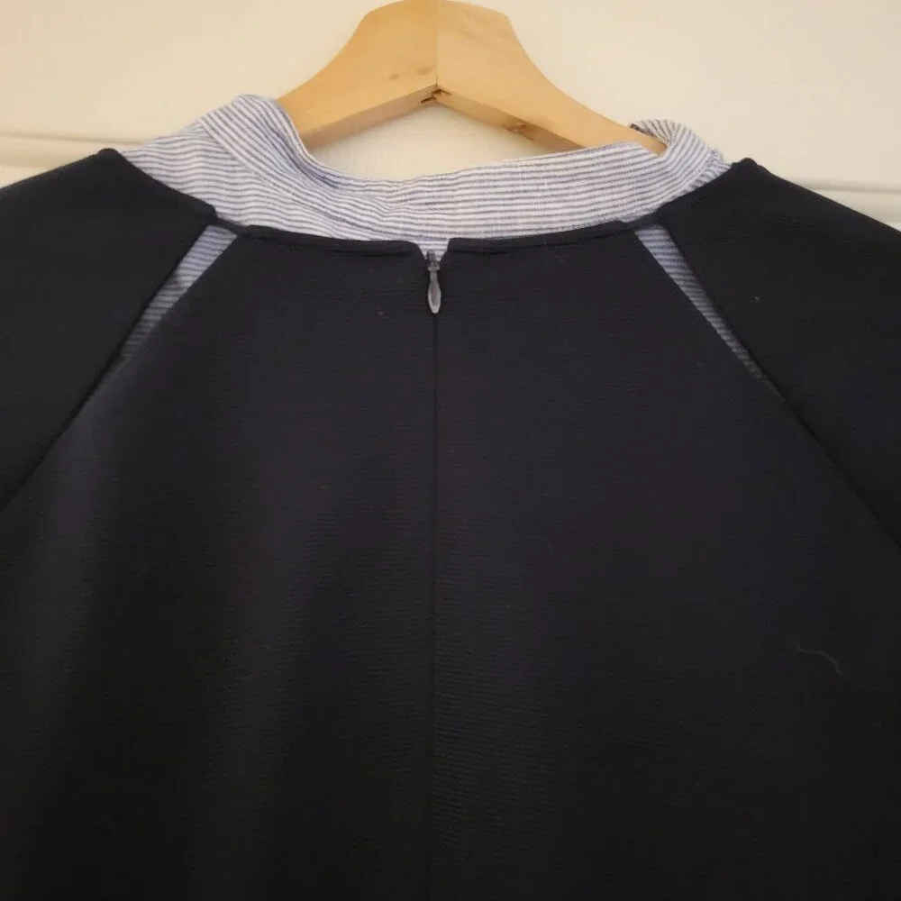 Badgley Mischka Formal Navy Blue Dress Size 14 - Picture 5 of 6